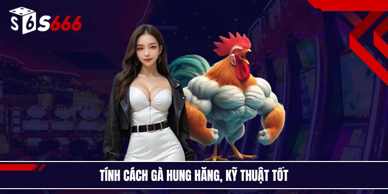 Tính cách gà hung hăng, kỹ thuật tốt